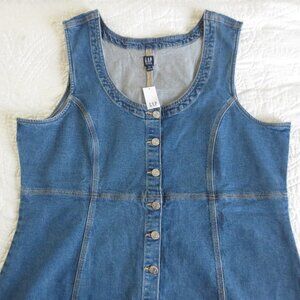 GAP Denim Button Down Dress